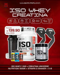 PROMOCIÓN ISO WHEY 1.1KG + CREATINA UN 150G + SHAKER O STRAPS + 3 XB
